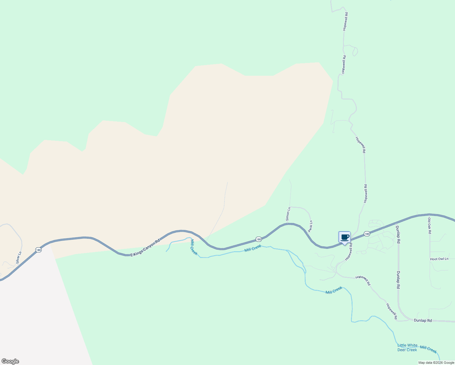map of restaurants, bars, coffee shops, grocery stores, and more near 34625 Costa Lane in Yokuts Valley