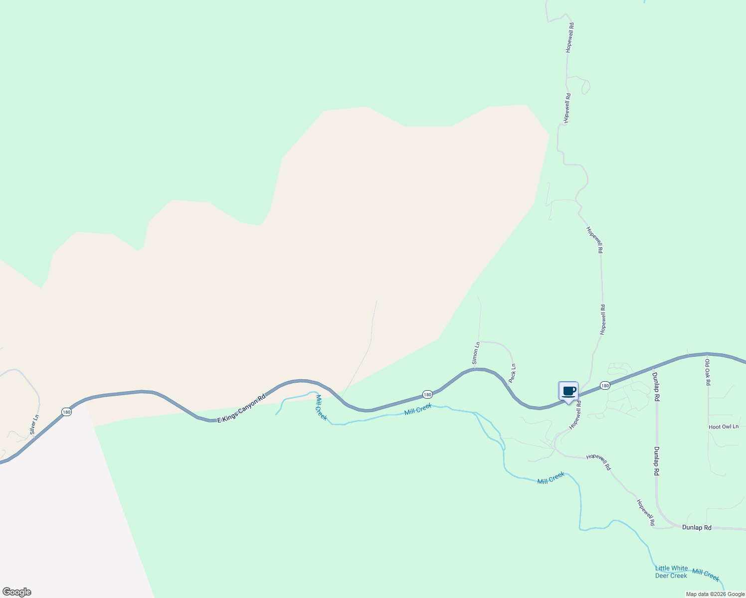 map of restaurants, bars, coffee shops, grocery stores, and more near 34625 Costa Lane in Yokuts Valley