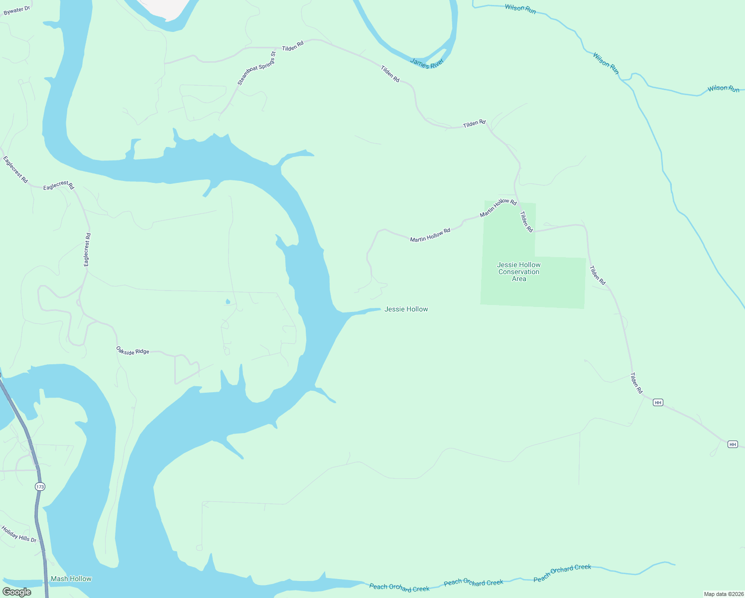 map of restaurants, bars, coffee shops, grocery stores, and more near 1099 Martin Hollow Road in Galena