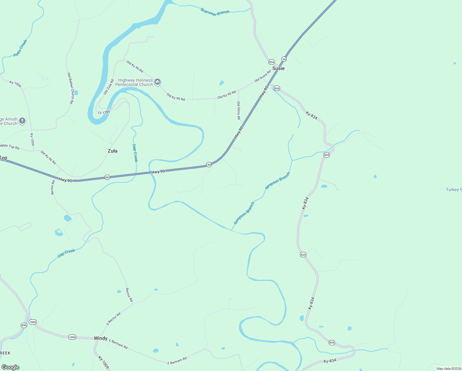 map of restaurants, bars, coffee shops, grocery stores, and more near Bowlin Road in Monticello