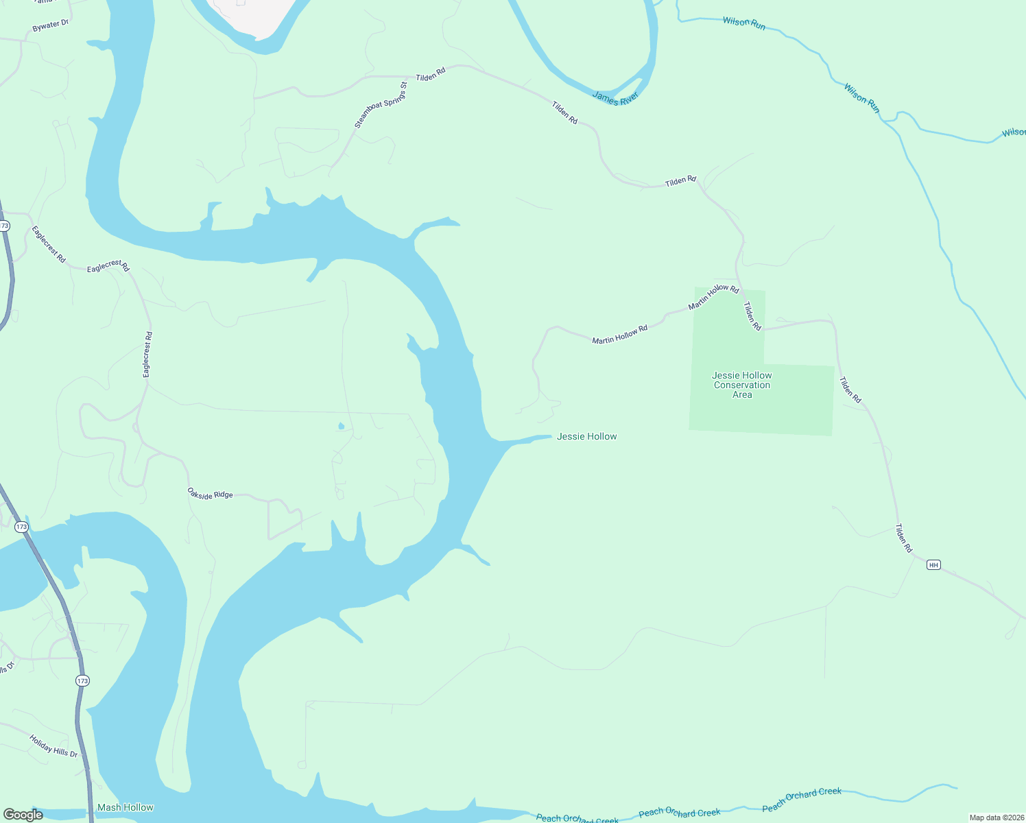 map of restaurants, bars, coffee shops, grocery stores, and more near 1099 Martin Hollow Road in Galena