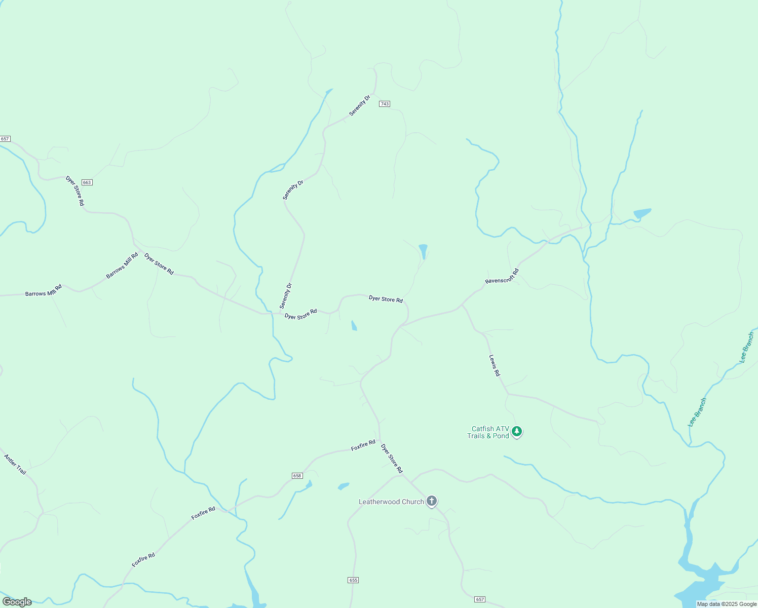 map of restaurants, bars, coffee shops, grocery stores, and more near 3251 Dyer Store Road in Martinsville