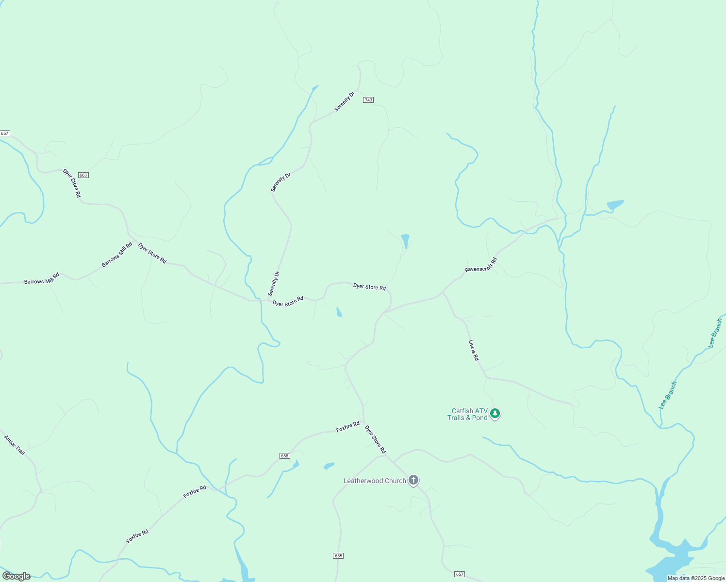 map of restaurants, bars, coffee shops, grocery stores, and more near 3251 Dyer Store Road in Martinsville