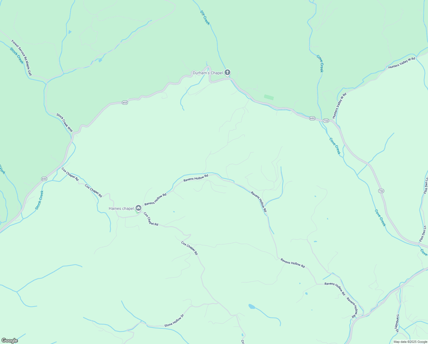 map of restaurants, bars, coffee shops, grocery stores, and more near 2042 Ravens Hollow Road in Duffield