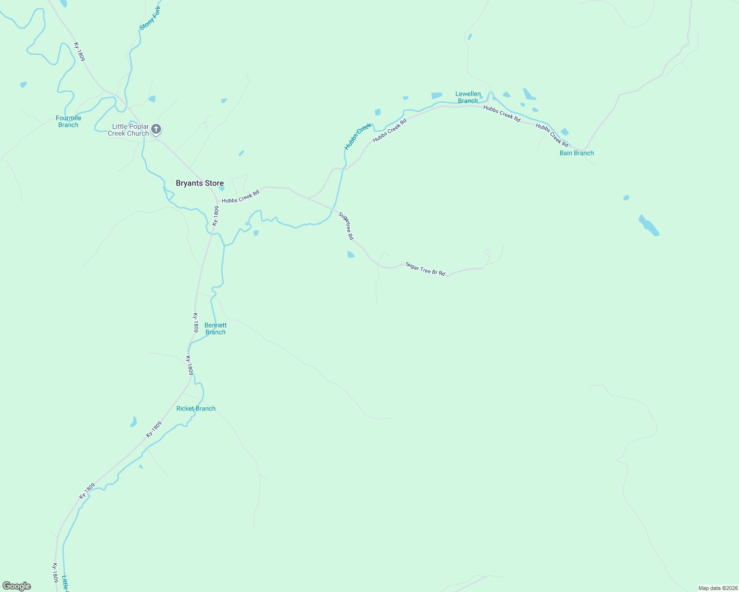 map of restaurants, bars, coffee shops, grocery stores, and more near 30 Rolling Brook Drive in Bryants Store