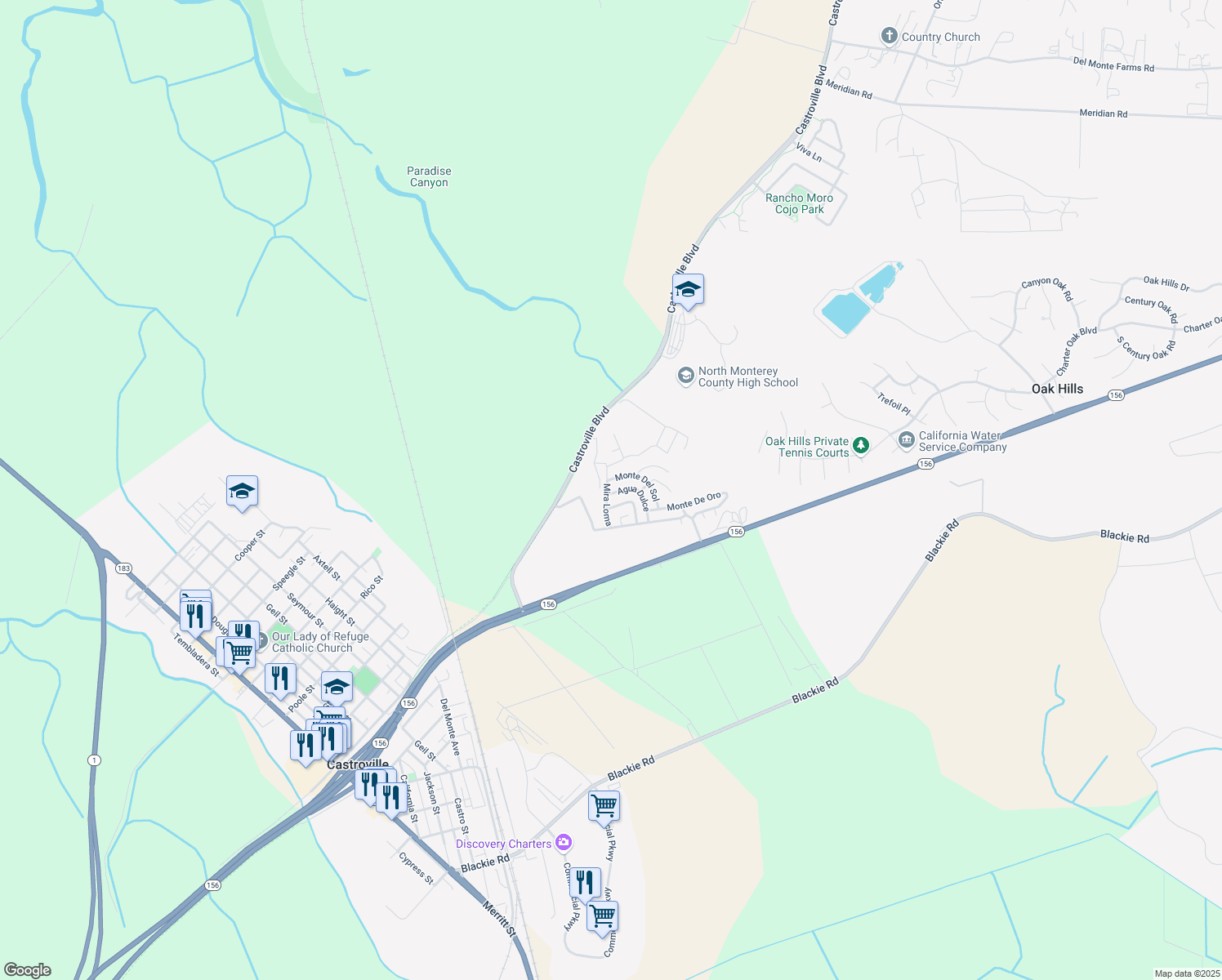 13515 Agua Dulce, Prunedale CA Walk Score