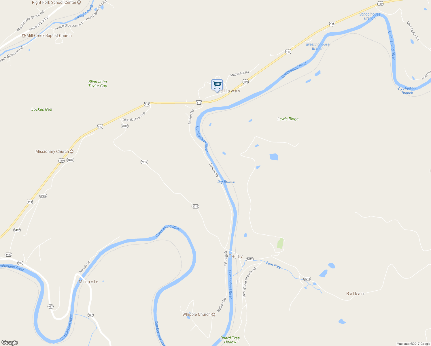 map of restaurants, bars, coffee shops, grocery stores, and more near Balkan Road in Pineville