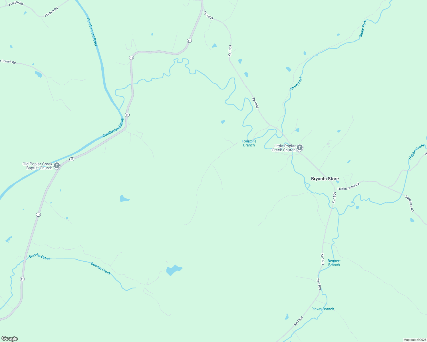 map of restaurants, bars, coffee shops, grocery stores, and more near 17 Steele Lane in Bryants Store