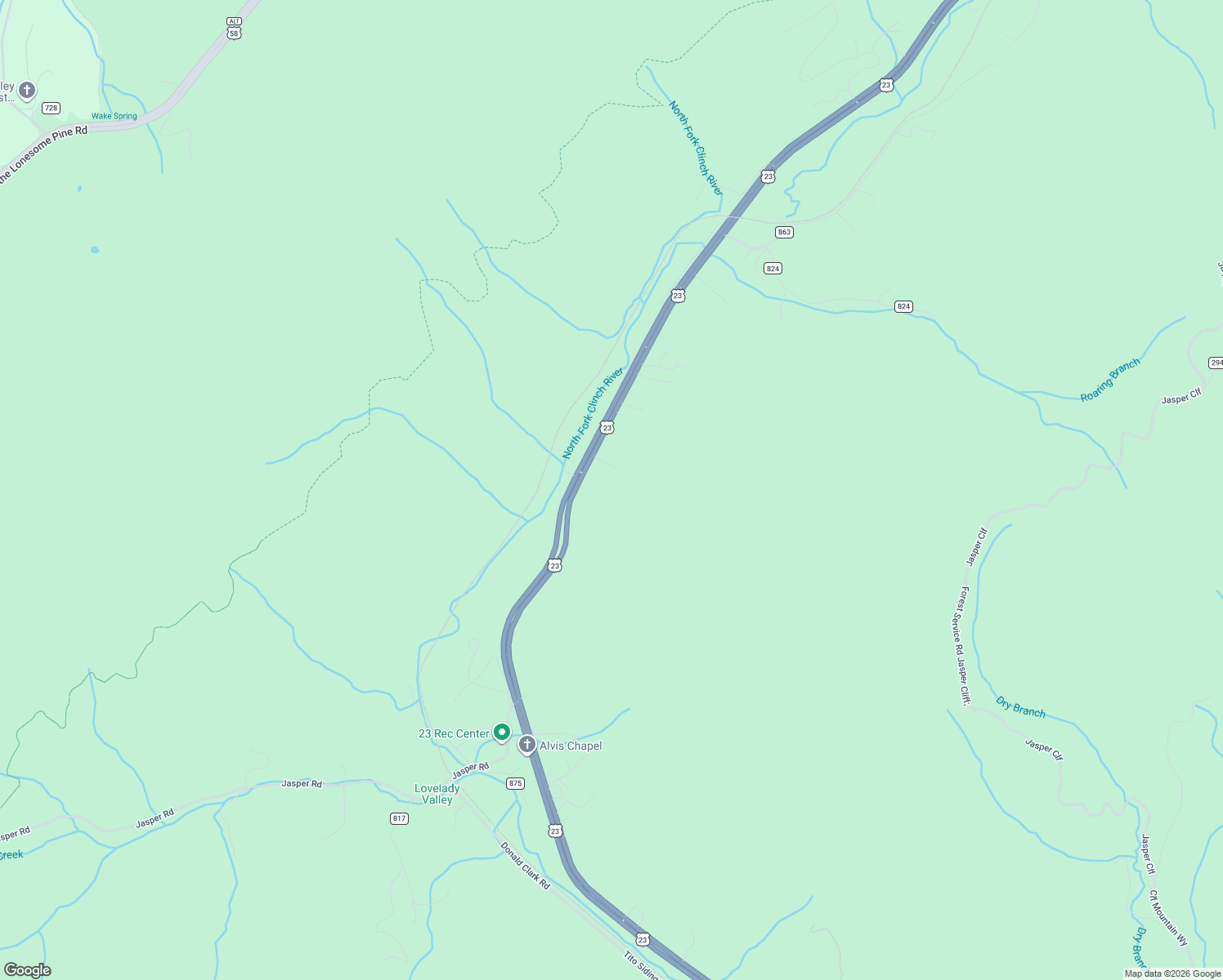 map of restaurants, bars, coffee shops, grocery stores, and more near U.S. 23 in Duffield