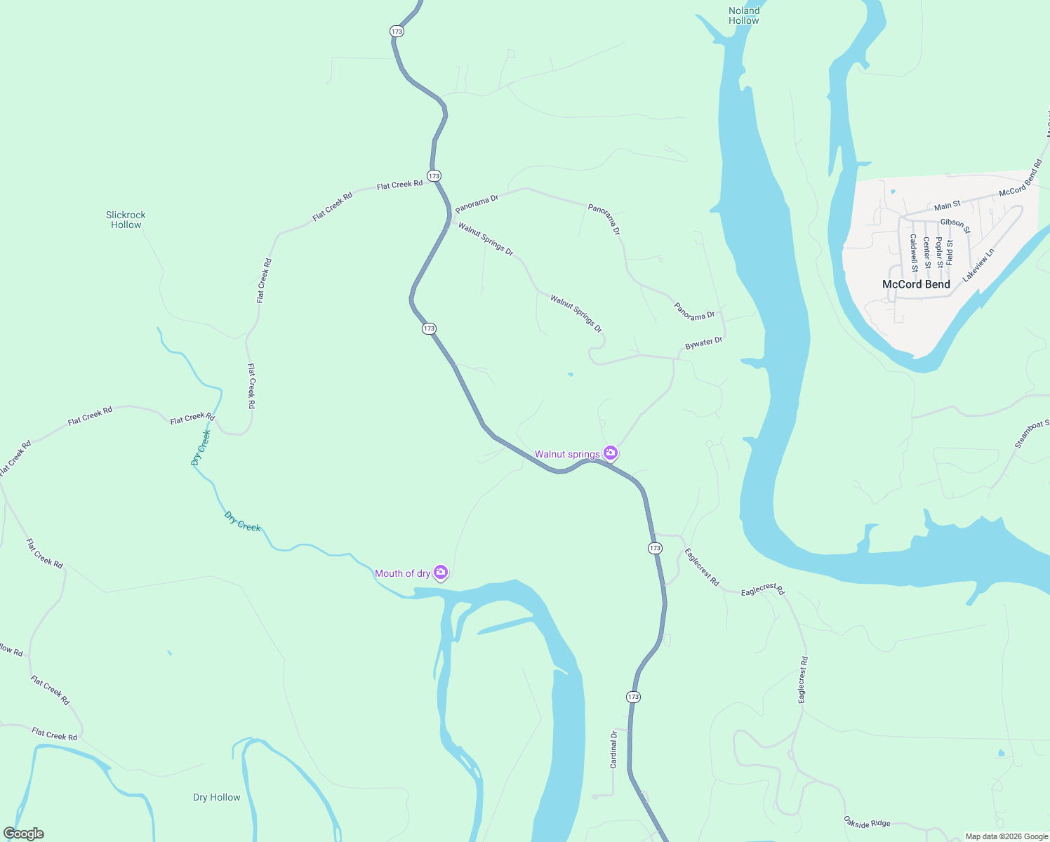 map of restaurants, bars, coffee shops, grocery stores, and more near LostInWoods Lane in Stone County