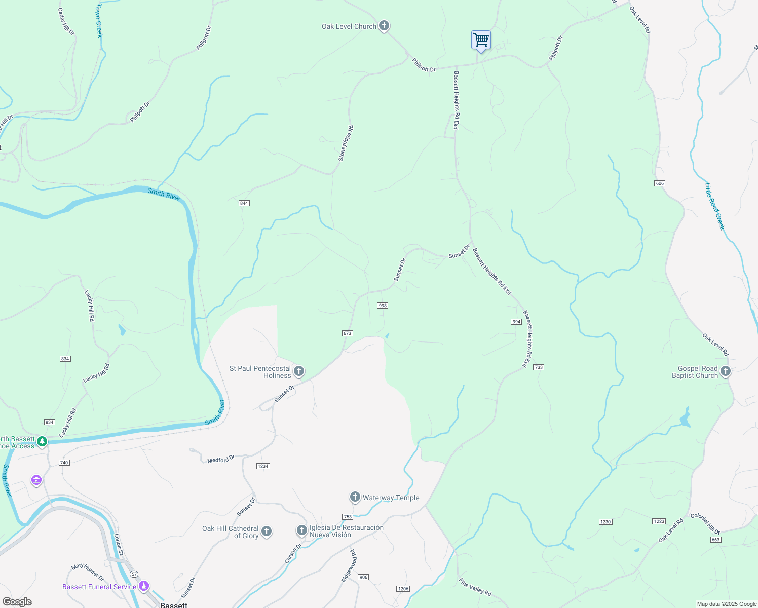 map of restaurants, bars, coffee shops, grocery stores, and more near 56-114 Quartz Street in Bassett
