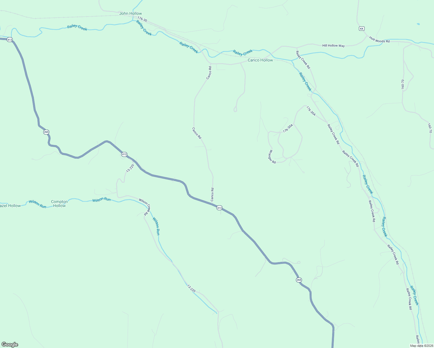 map of restaurants, bars, coffee shops, grocery stores, and more near 254 Carico Road in Galena