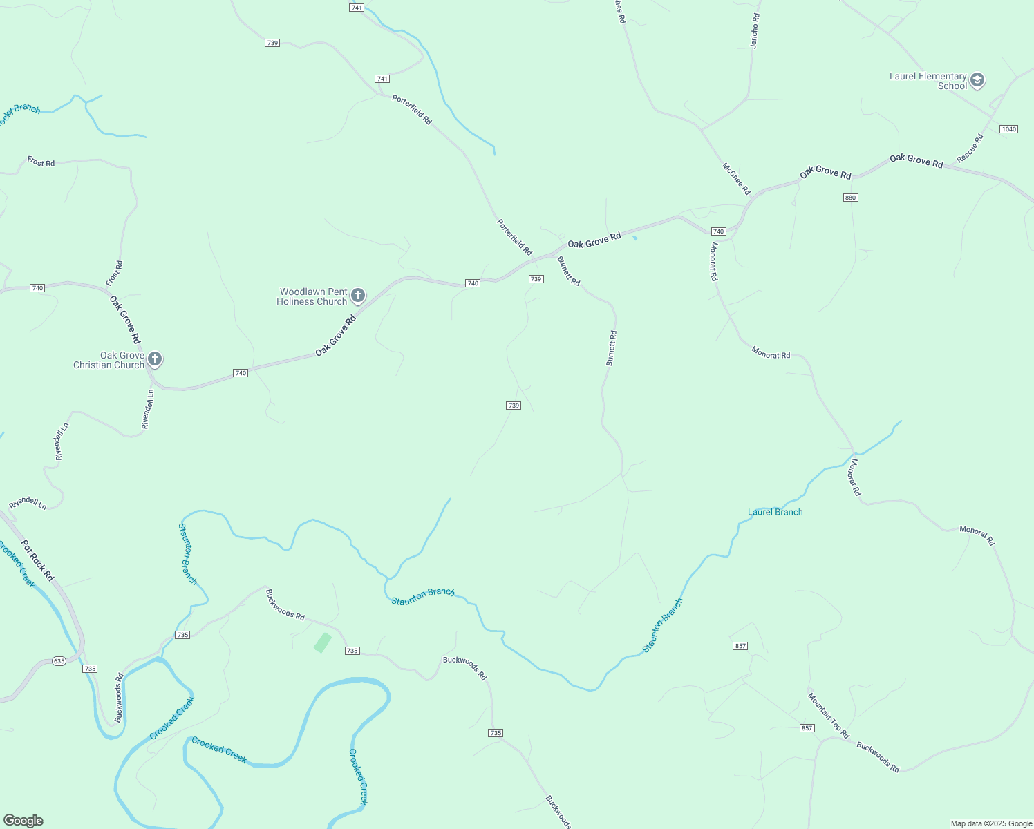 map of restaurants, bars, coffee shops, grocery stores, and more near Sharp Road in Woodlawn