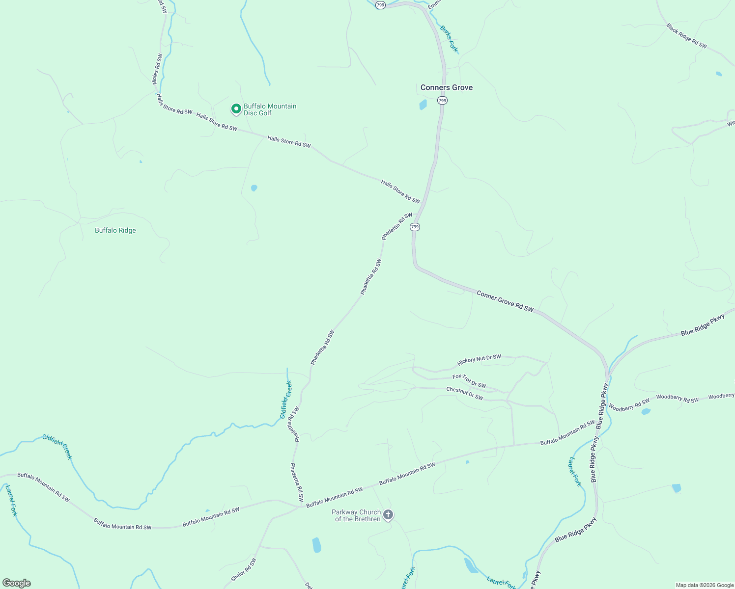 map of restaurants, bars, coffee shops, grocery stores, and more near 718 Phadettia Road Southwest in Willis