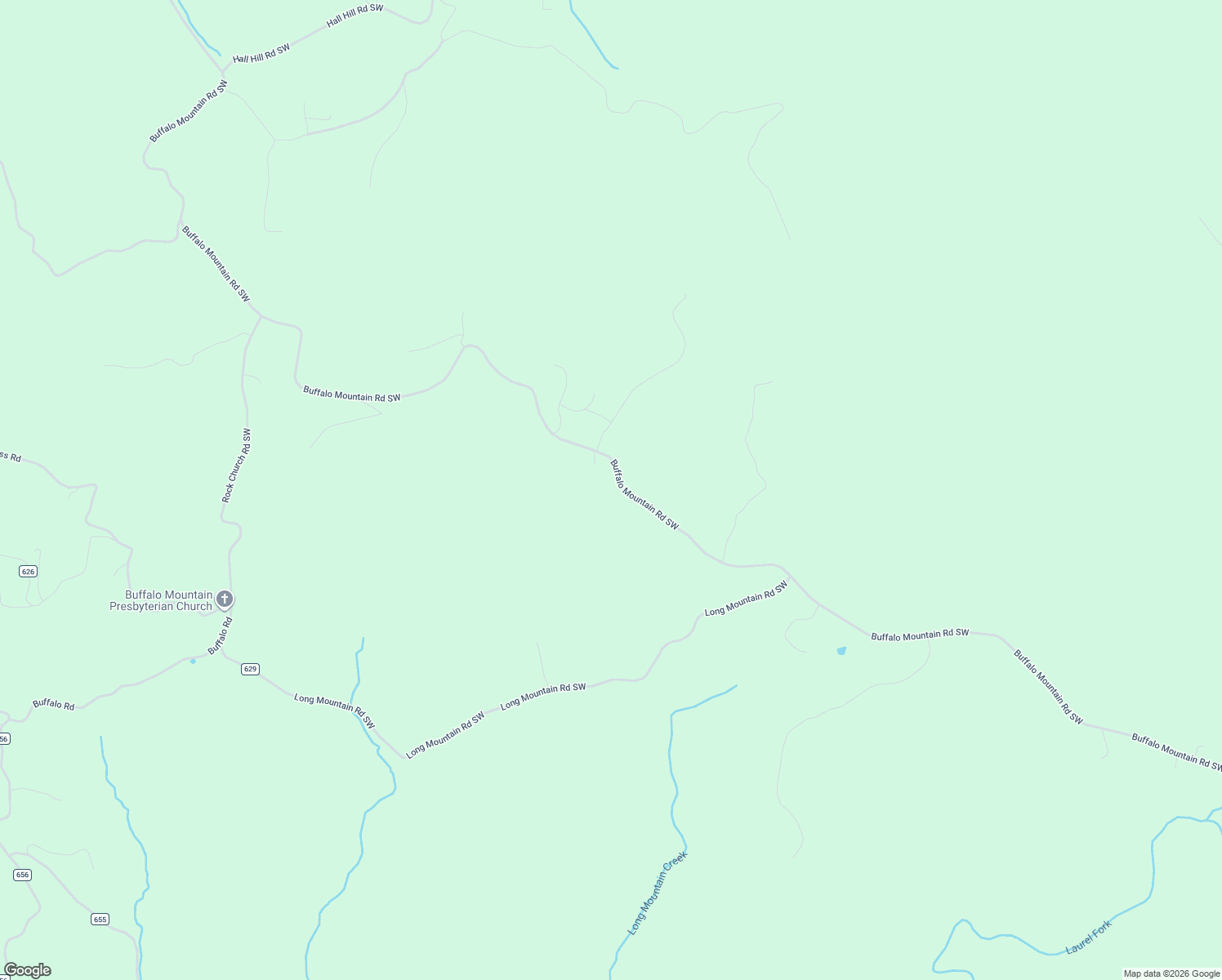map of restaurants, bars, coffee shops, grocery stores, and more near 3388 Buffalo Mountain Road Southwest in Willis