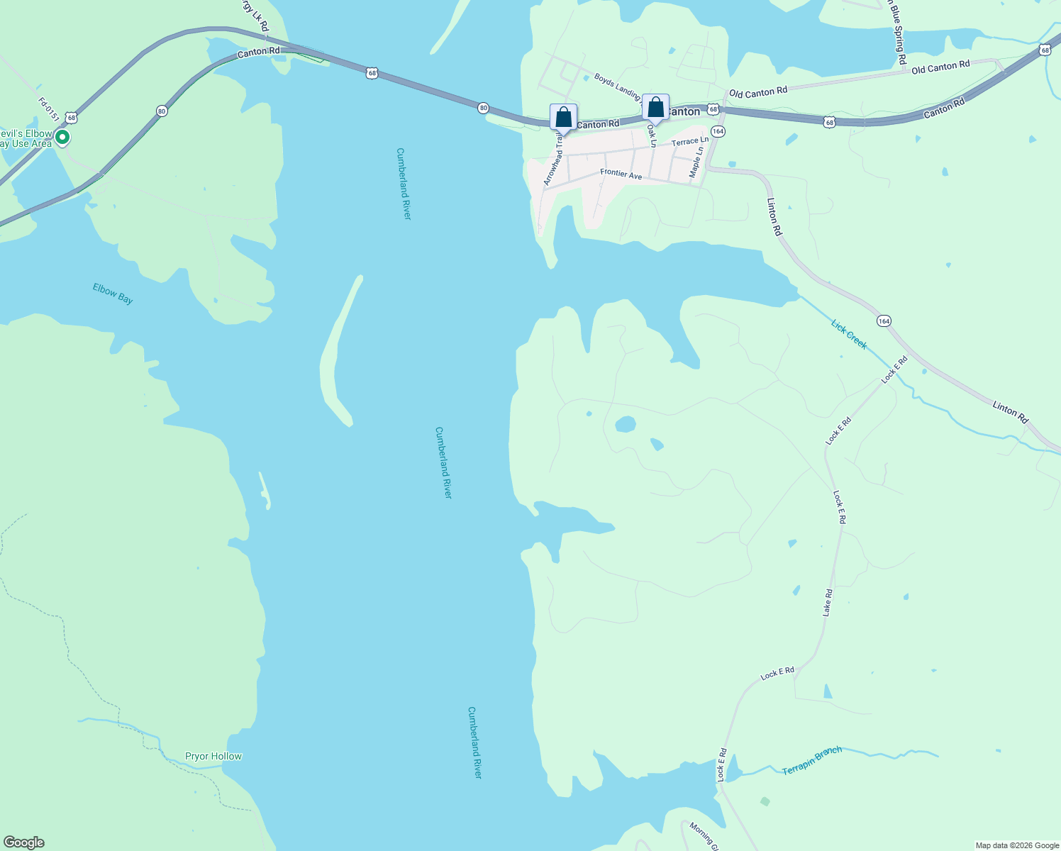 map of restaurants, bars, coffee shops, grocery stores, and more near 247 Breckinridge Point in Cadiz