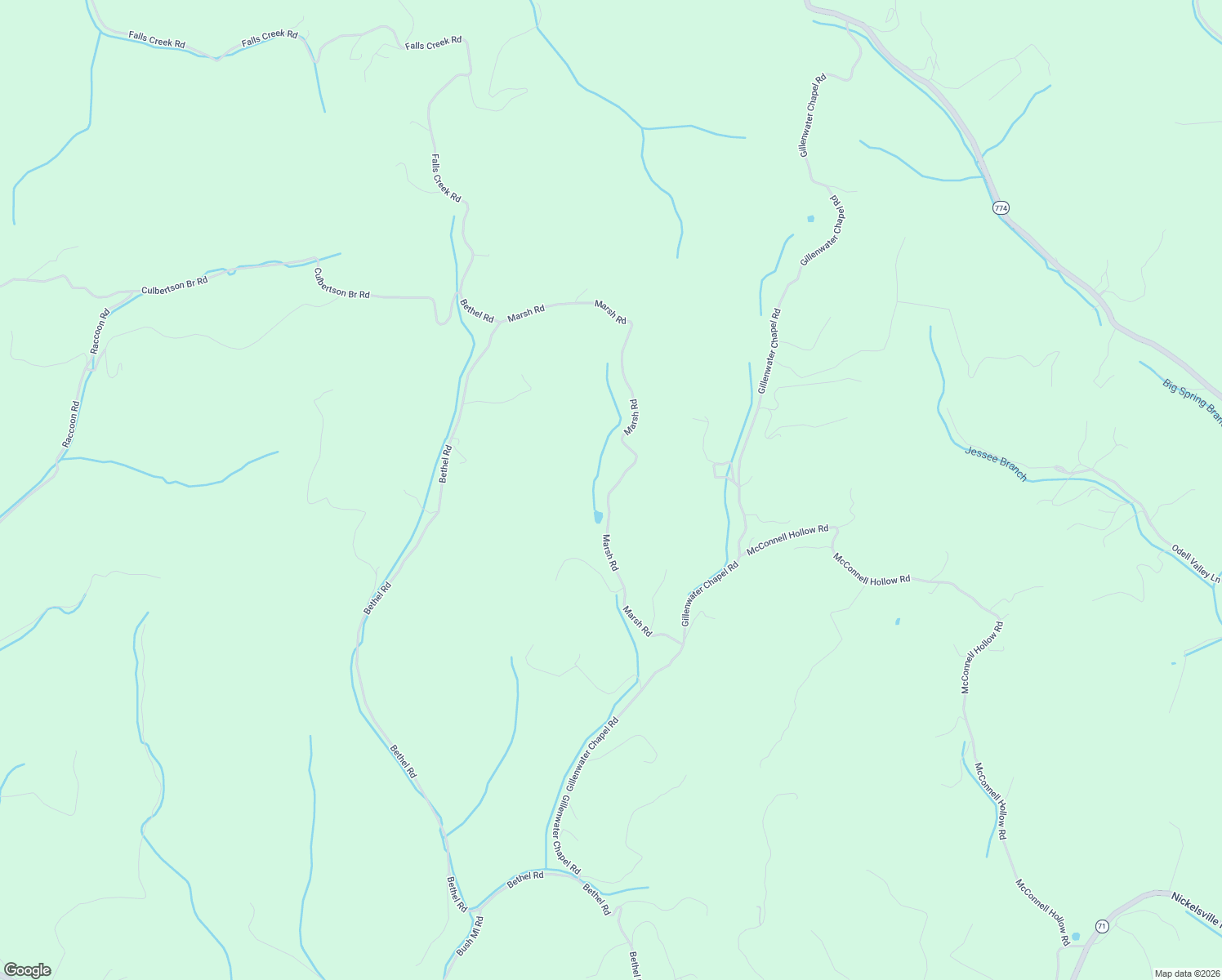 map of restaurants, bars, coffee shops, grocery stores, and more near State Route 787 in Scott County