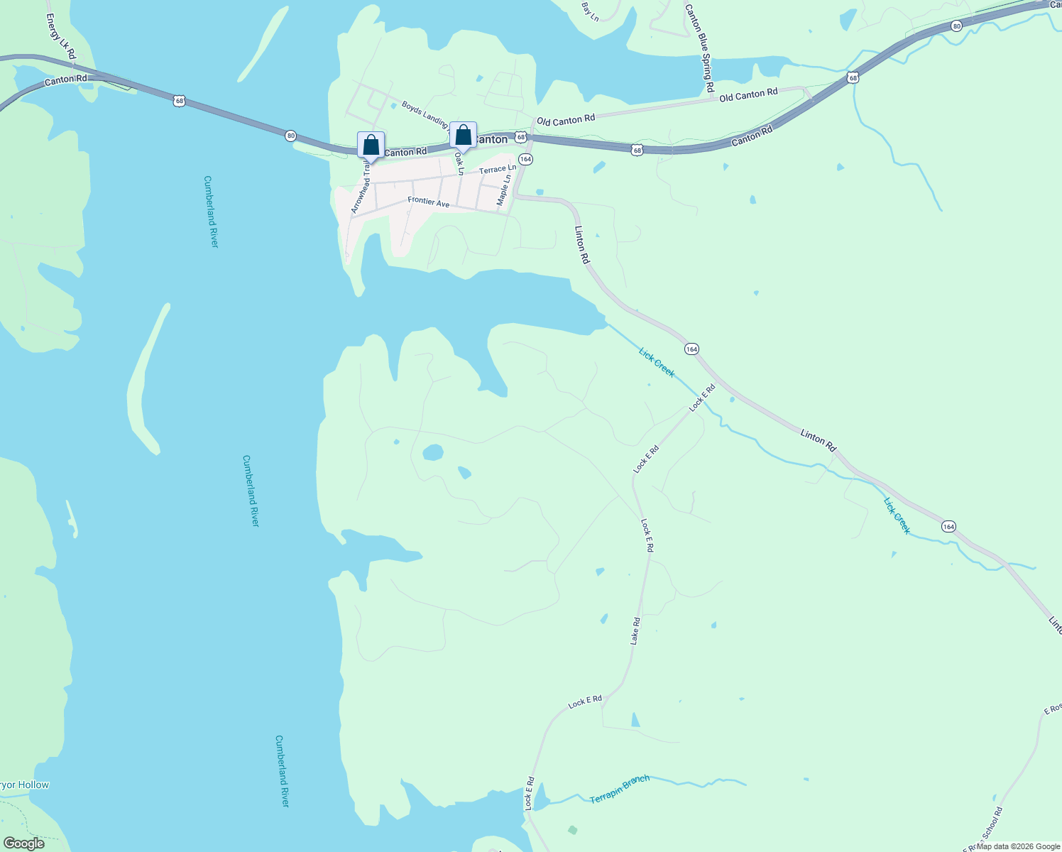 map of restaurants, bars, coffee shops, grocery stores, and more near 82 Morgan Lane in Cadiz