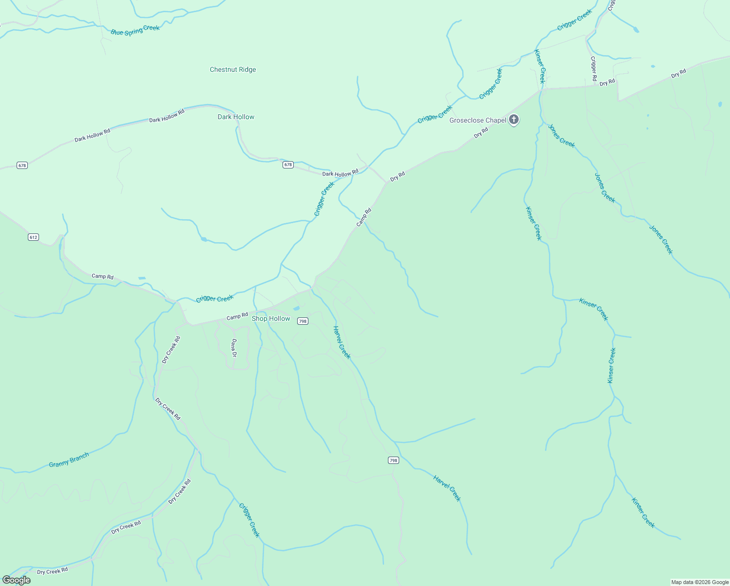 map of restaurants, bars, coffee shops, grocery stores, and more near 195 Deer Hollow Road in Sugar Grove
