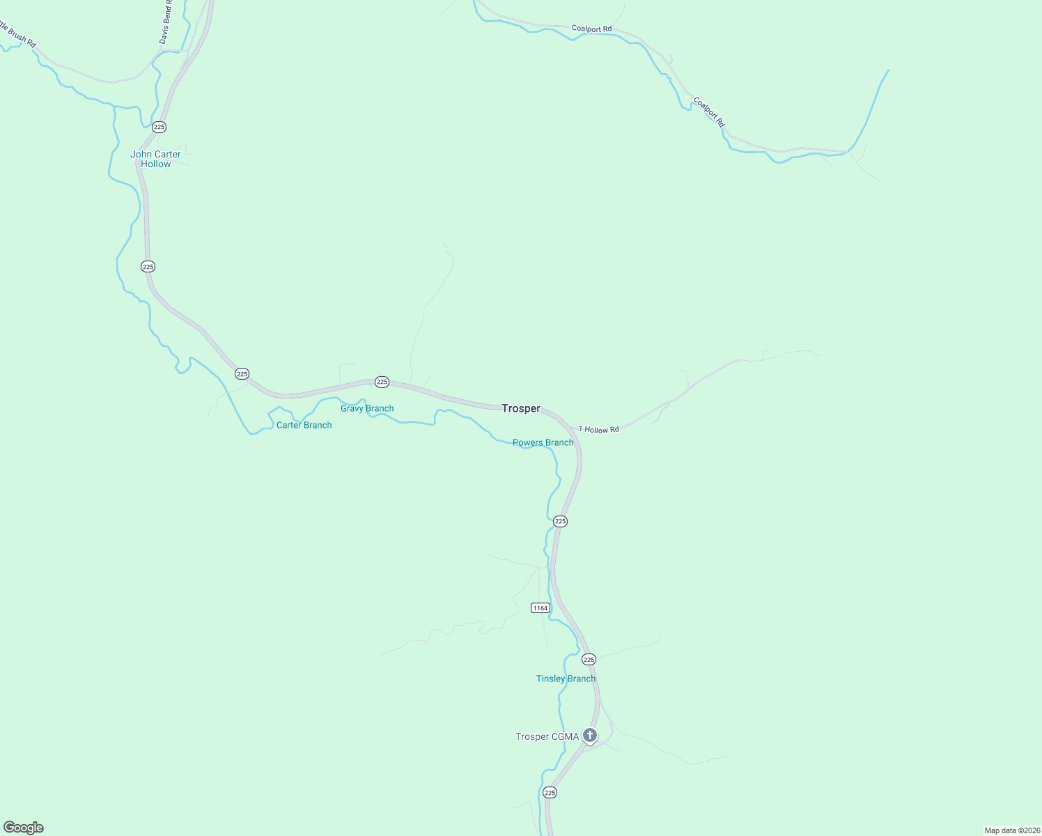 map of restaurants, bars, coffee shops, grocery stores, and more near 71 Short Creek Road in Artemus