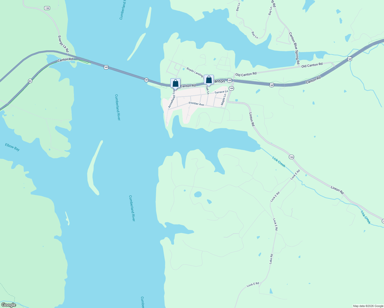 map of restaurants, bars, coffee shops, grocery stores, and more near 373 Sassafrass Road in Cadiz