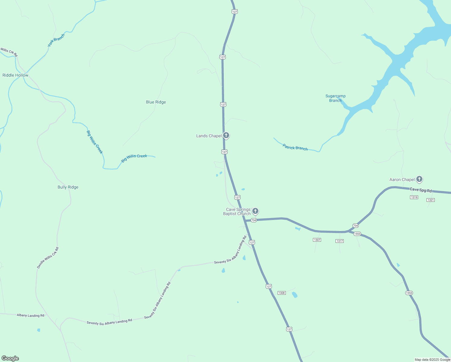 map of restaurants, bars, coffee shops, grocery stores, and more near Irwin Daniels Road in Clinton County