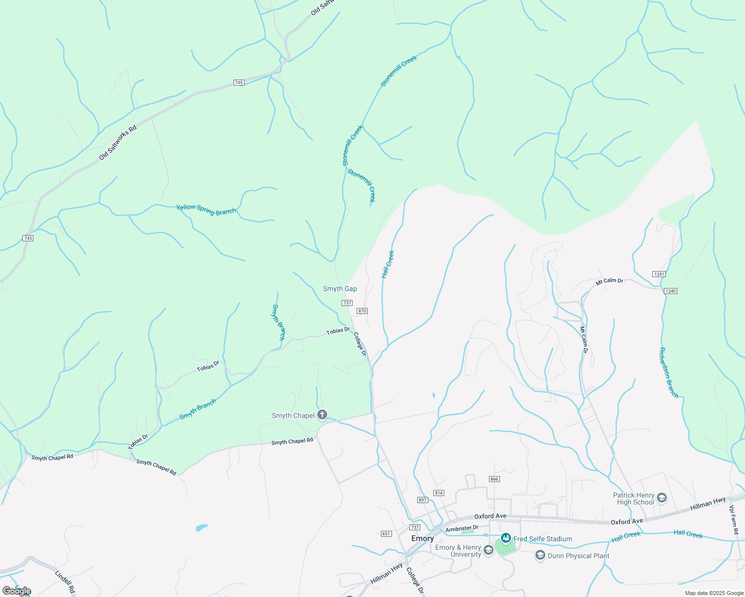 map of restaurants, bars, coffee shops, grocery stores, and more near 10773 Tree Top Drive in Meadowview