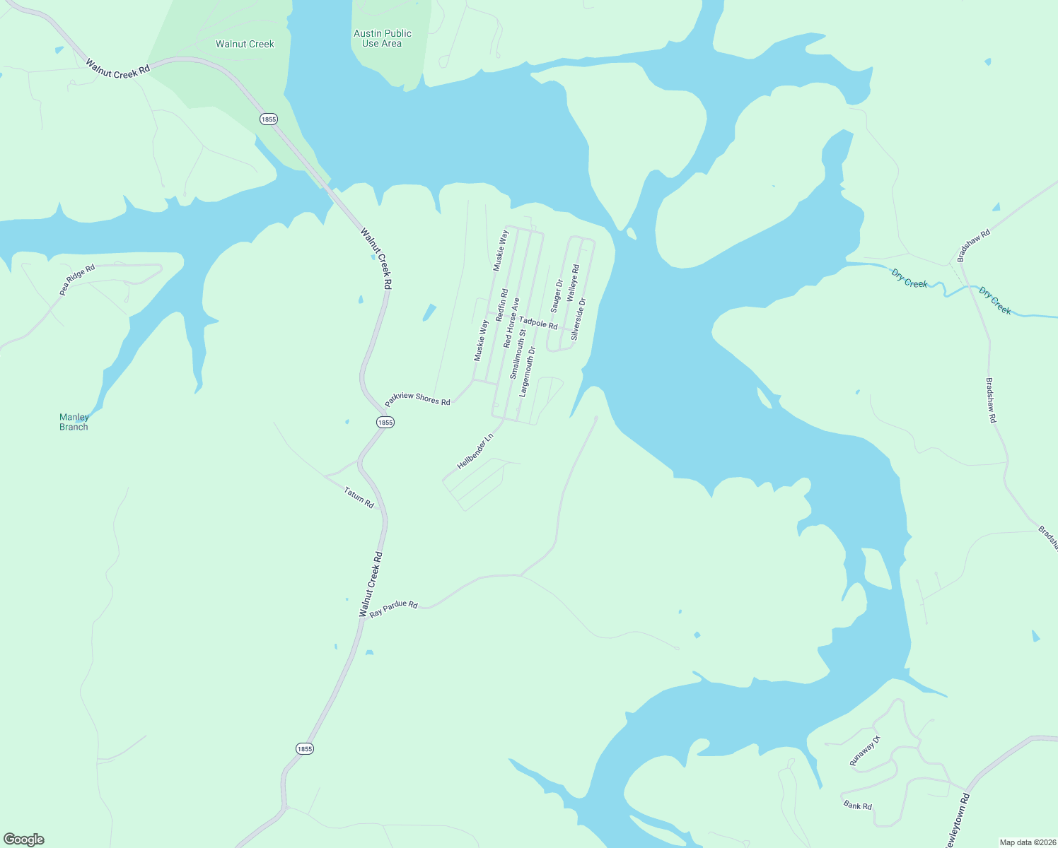 map of restaurants, bars, coffee shops, grocery stores, and more near 50-398 Largemouth Drive in Scottsville