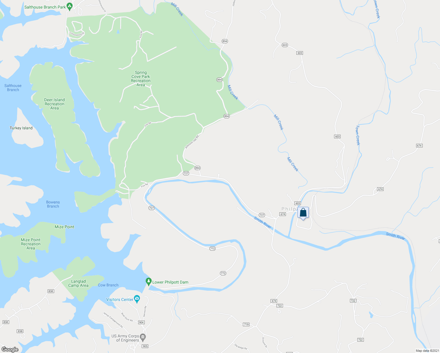 map of restaurants, bars, coffee shops, grocery stores, and more near 390 Riverbrook Road in Henry