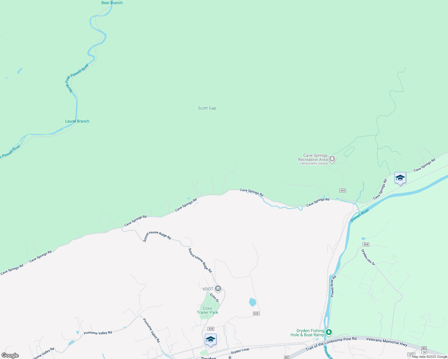 map of restaurants, bars, coffee shops, grocery stores, and more near in Dryden