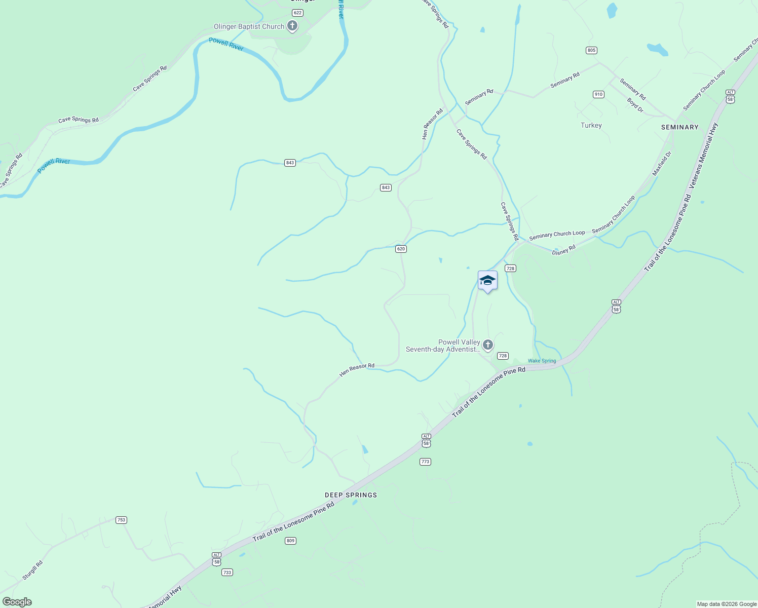 map of restaurants, bars, coffee shops, grocery stores, and more near in Dryden