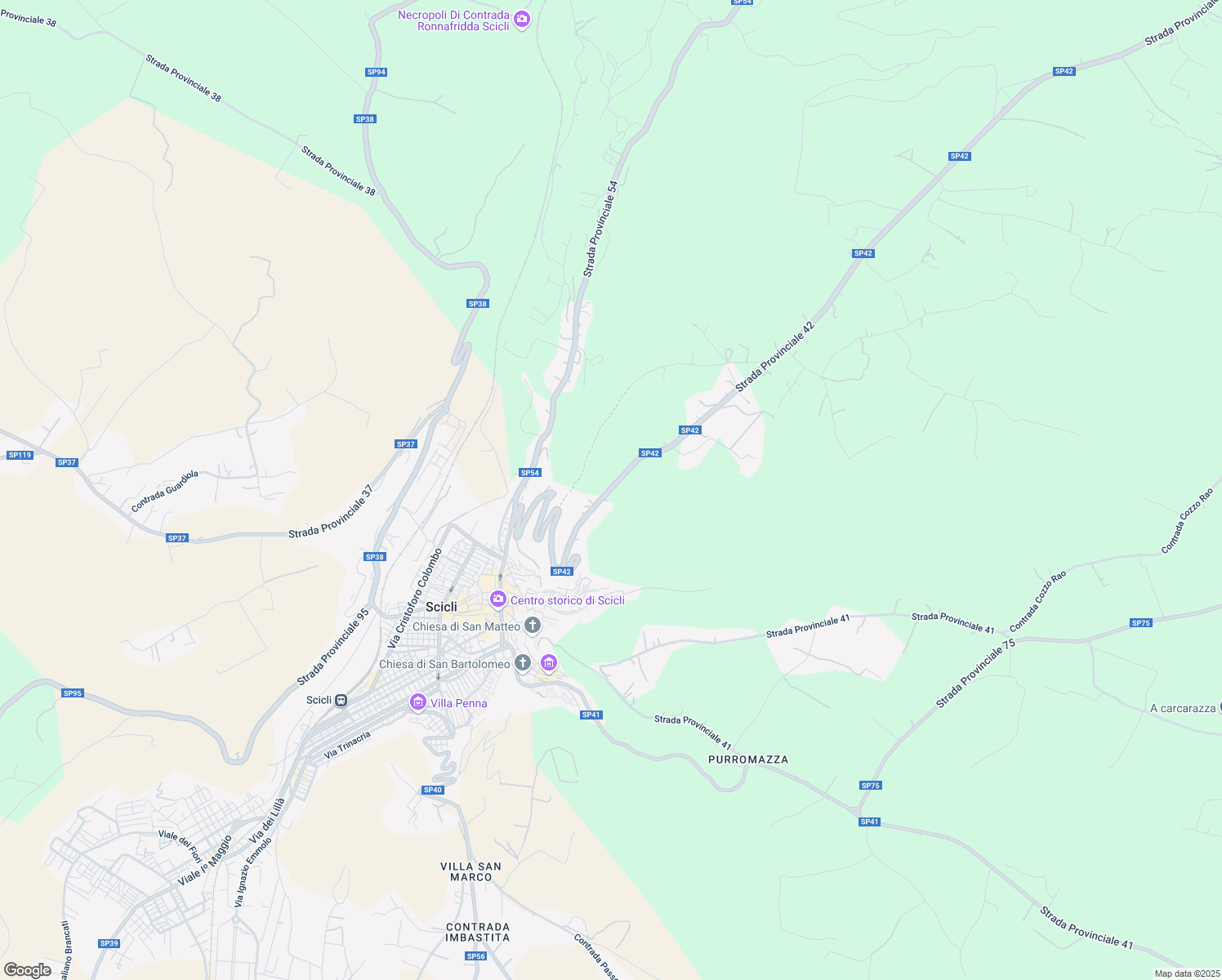 map of restaurants, bars, coffee shops, grocery stores, and more near in Free municipal consortium of Ragusa