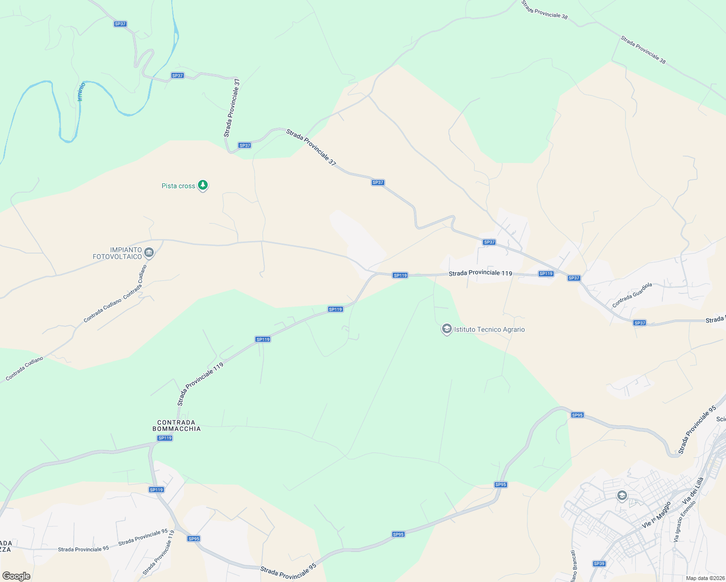 map of restaurants, bars, coffee shops, grocery stores, and more near in Free municipal consortium of Ragusa