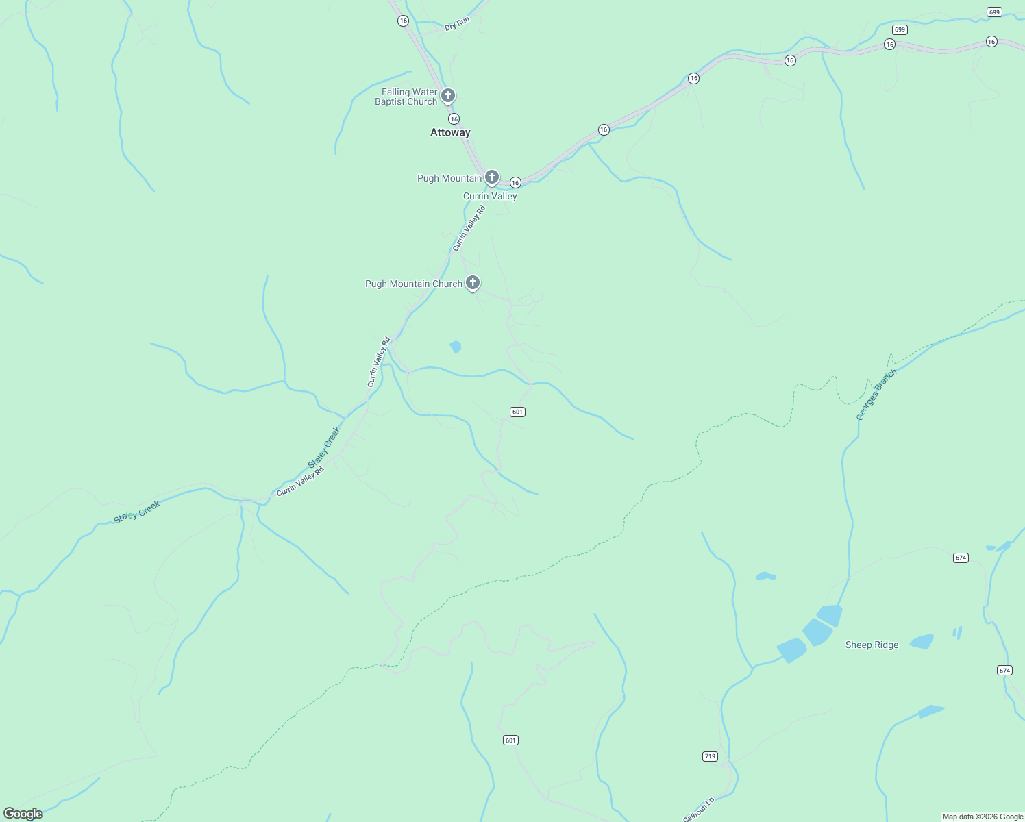 map of restaurants, bars, coffee shops, grocery stores, and more near 446 Pugh Mountain Road in Marion