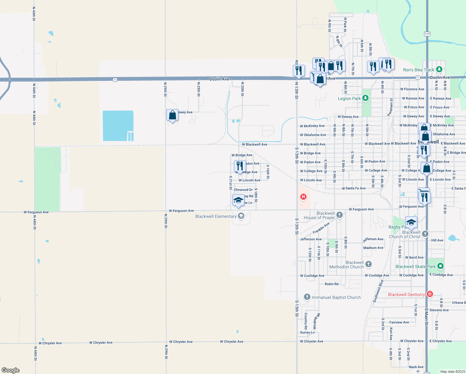 606 South 21st Street, Blackwell OK Walk Score