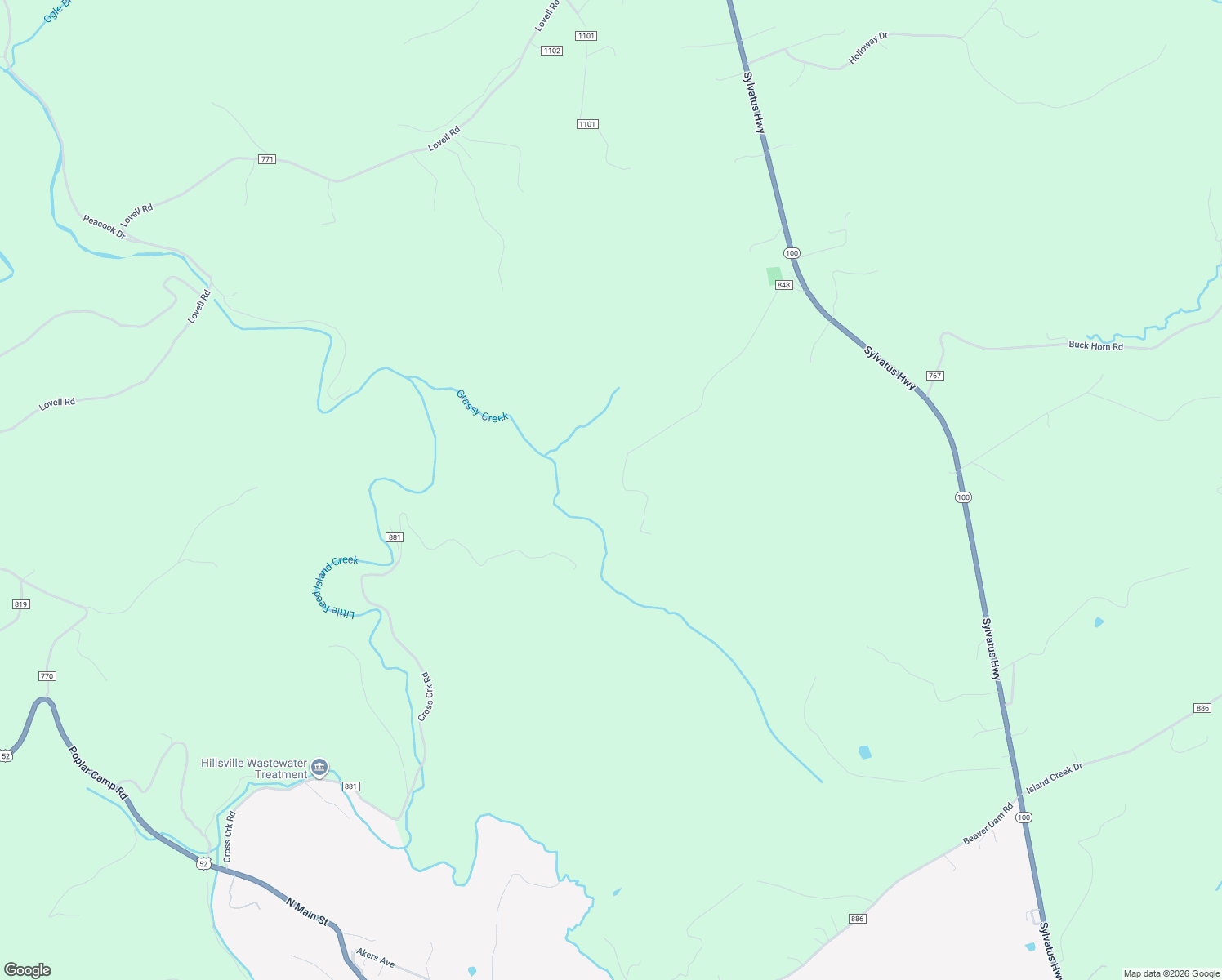 map of restaurants, bars, coffee shops, grocery stores, and more near 240-798 Shockley Road in Hillsville