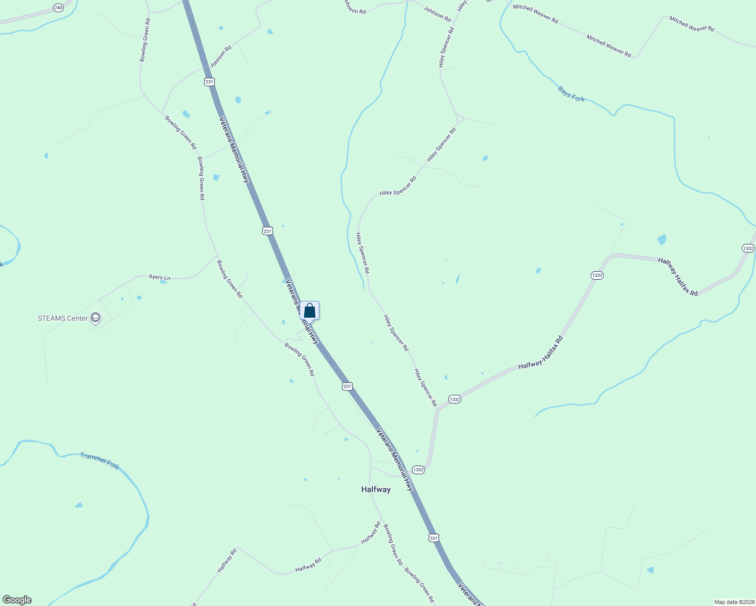 map of restaurants, bars, coffee shops, grocery stores, and more near 587 Hiley Spencer Rd in Scottsville