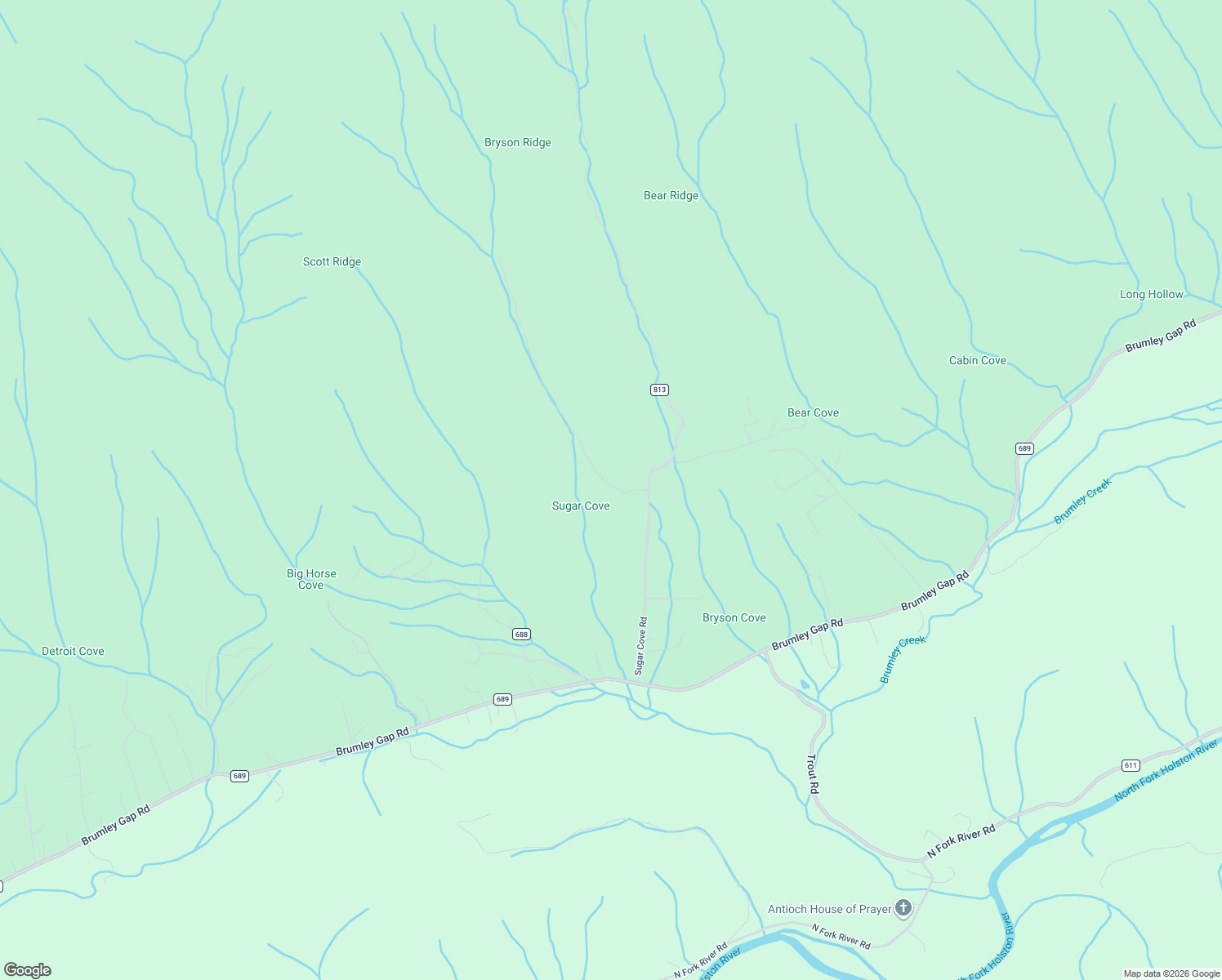 map of restaurants, bars, coffee shops, grocery stores, and more near 9312 Sugar Cove Road in Abingdon