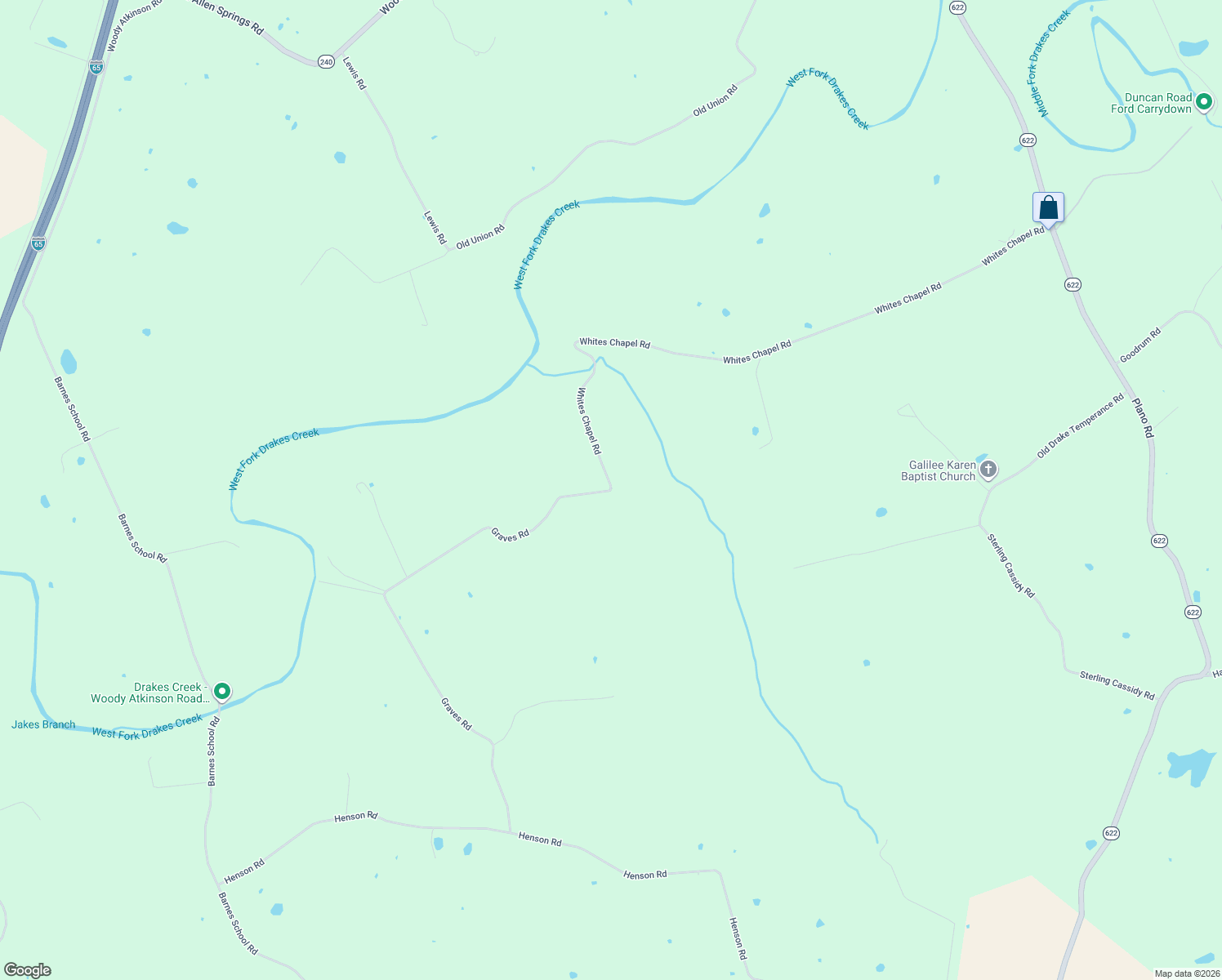 map of restaurants, bars, coffee shops, grocery stores, and more near 1683 Graves Road in Bowling Green