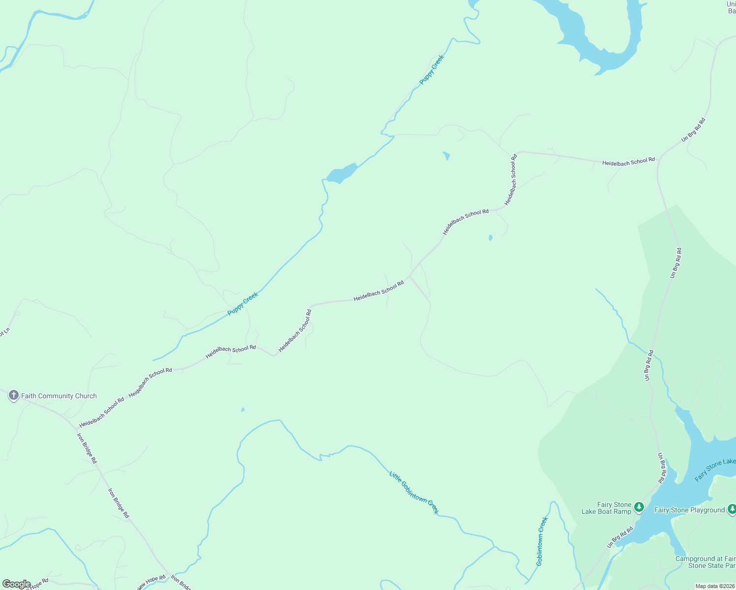 map of restaurants, bars, coffee shops, grocery stores, and more near Heidelbach School Road in Patrick County