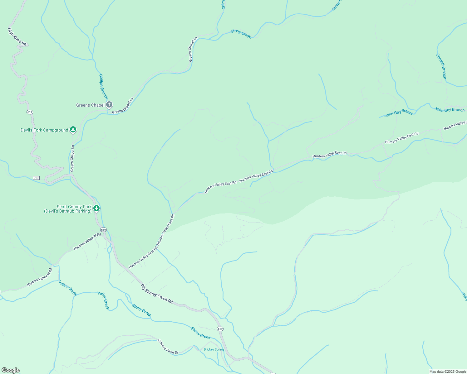map of restaurants, bars, coffee shops, grocery stores, and more near 7867 Hunters Valley East Road in Dungannon