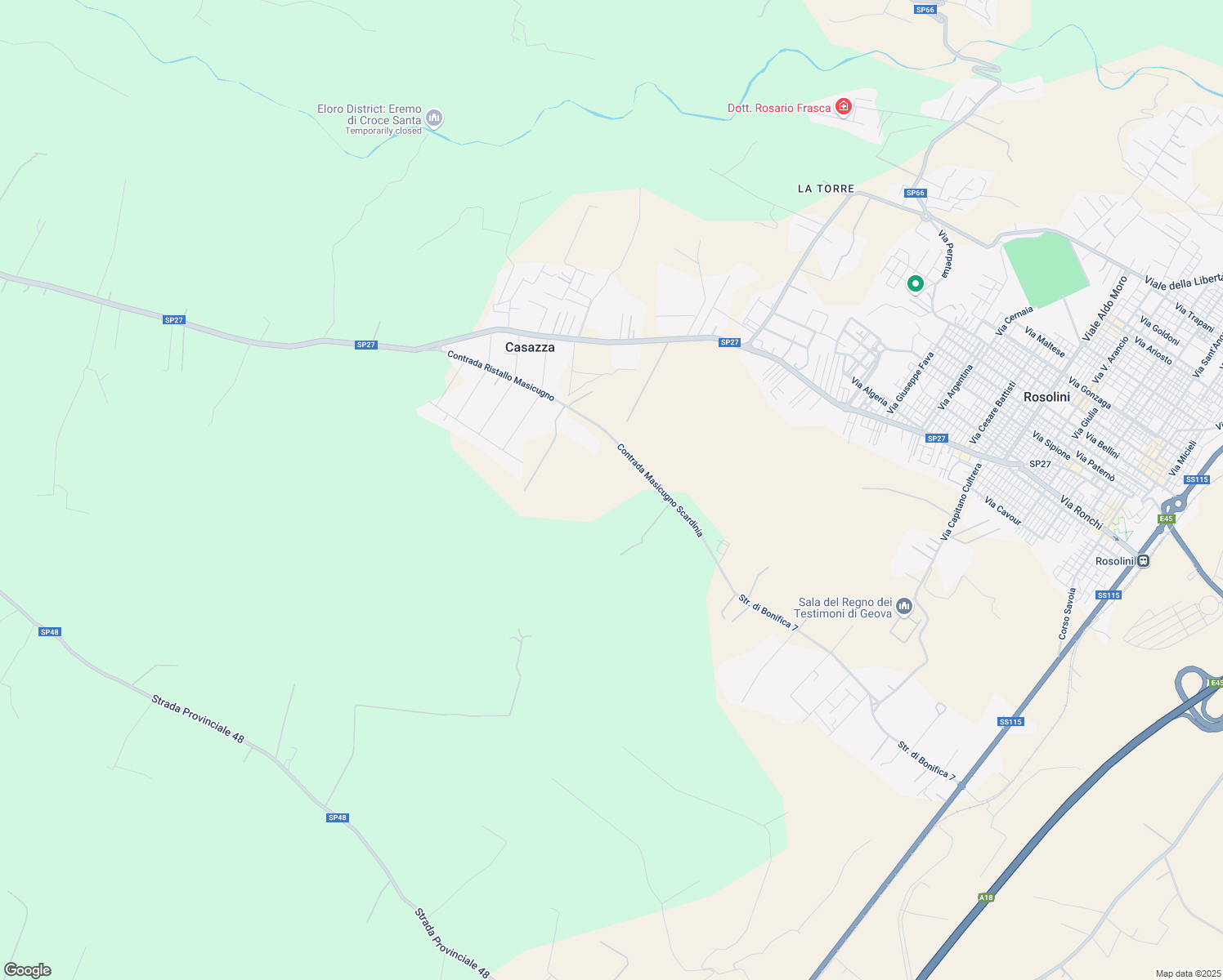 map of restaurants, bars, coffee shops, grocery stores, and more near in Free municipal consortium of Syracuse