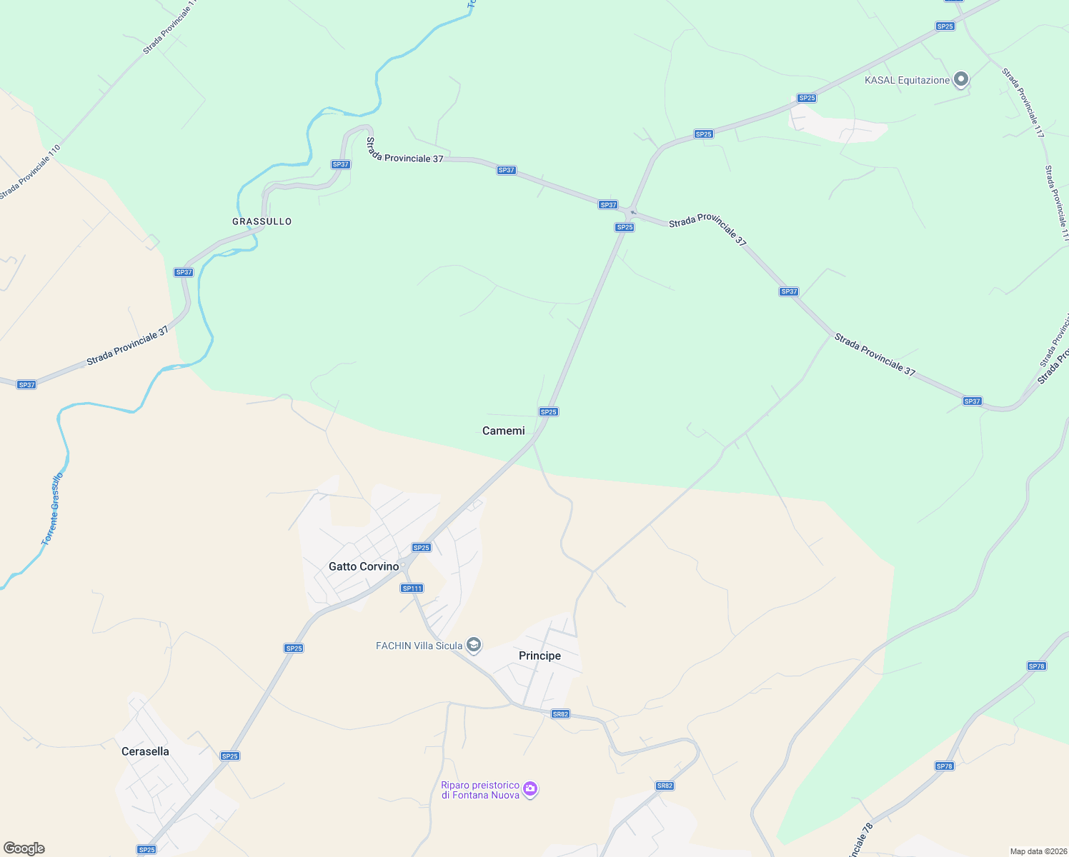 map of restaurants, bars, coffee shops, grocery stores, and more near in Libero consorzio comunale di Ragusa