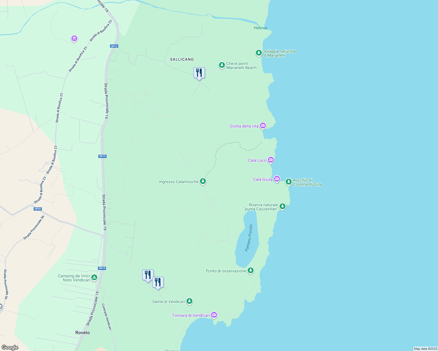 map of restaurants, bars, coffee shops, grocery stores, and more near in Free municipal consortium of Syracuse