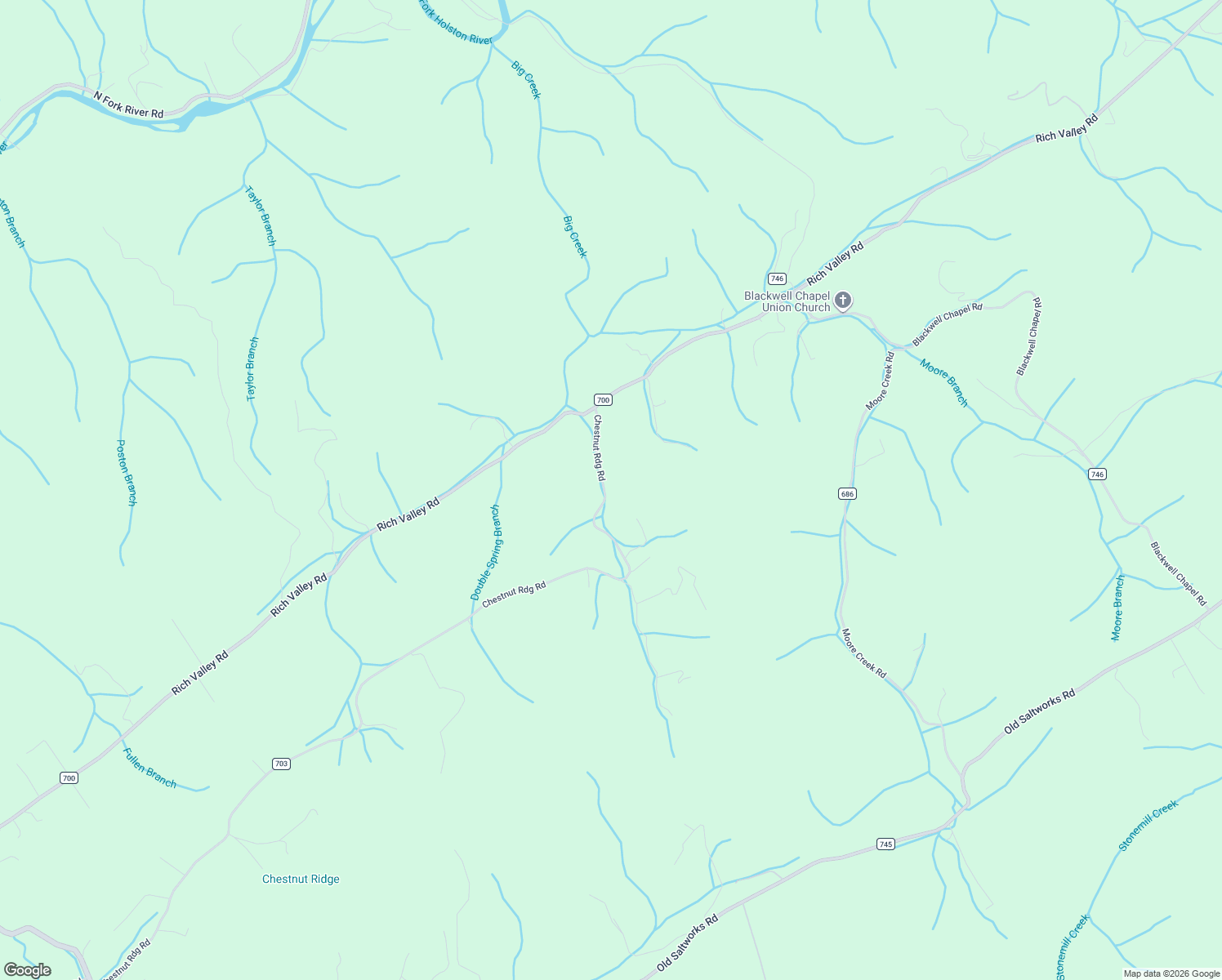 map of restaurants, bars, coffee shops, grocery stores, and more near 29188 Chestnut Ridge Road in Meadowview