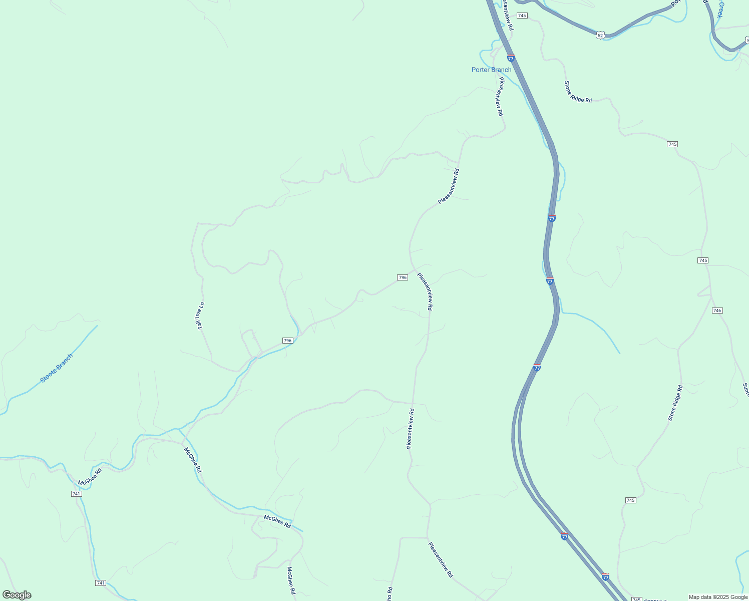 map of restaurants, bars, coffee shops, grocery stores, and more near 856 State Road 796 in Austinville