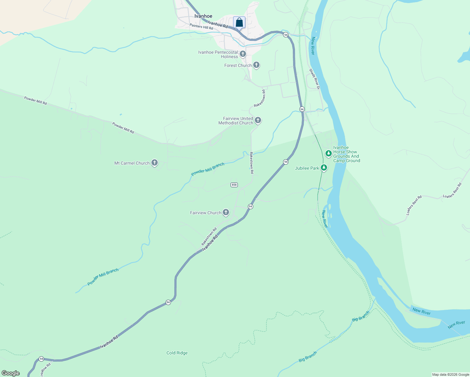 map of restaurants, bars, coffee shops, grocery stores, and more near 308-334 Cherry Lane in Ivanhoe