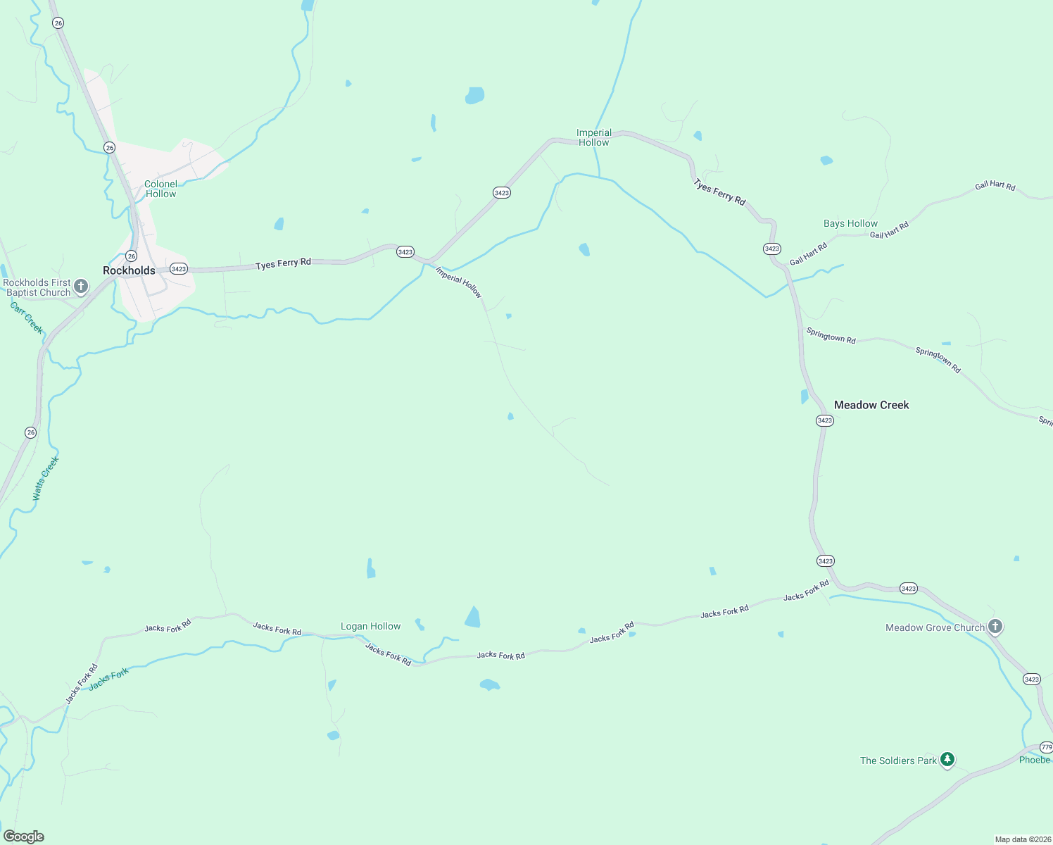 map of restaurants, bars, coffee shops, grocery stores, and more near 868 Imperial Hollow in Rockholds