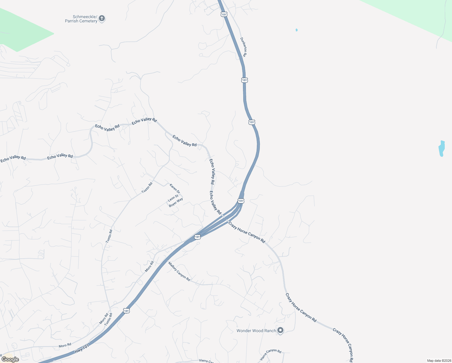 map of restaurants, bars, coffee shops, grocery stores, and more near 6218 Echo Valley Court in Prunedale