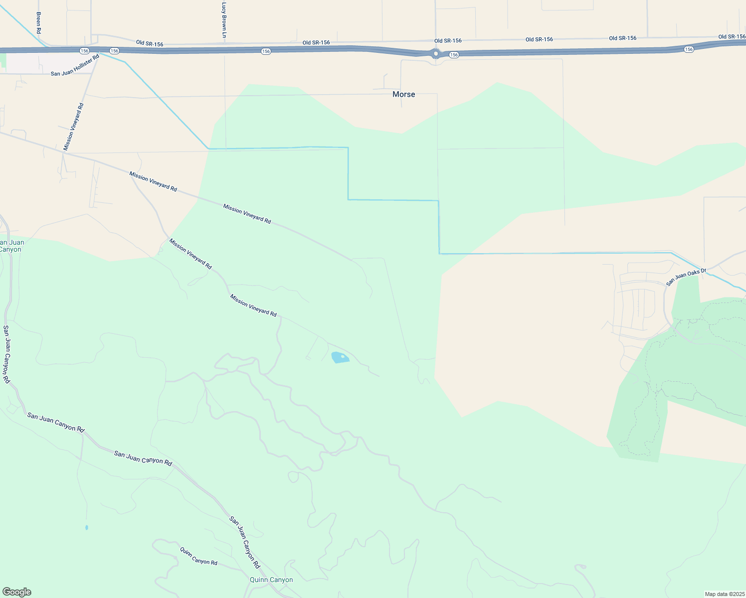 map of restaurants, bars, coffee shops, grocery stores, and more near 547 Mission Vineyard Road in San Juan Bautista